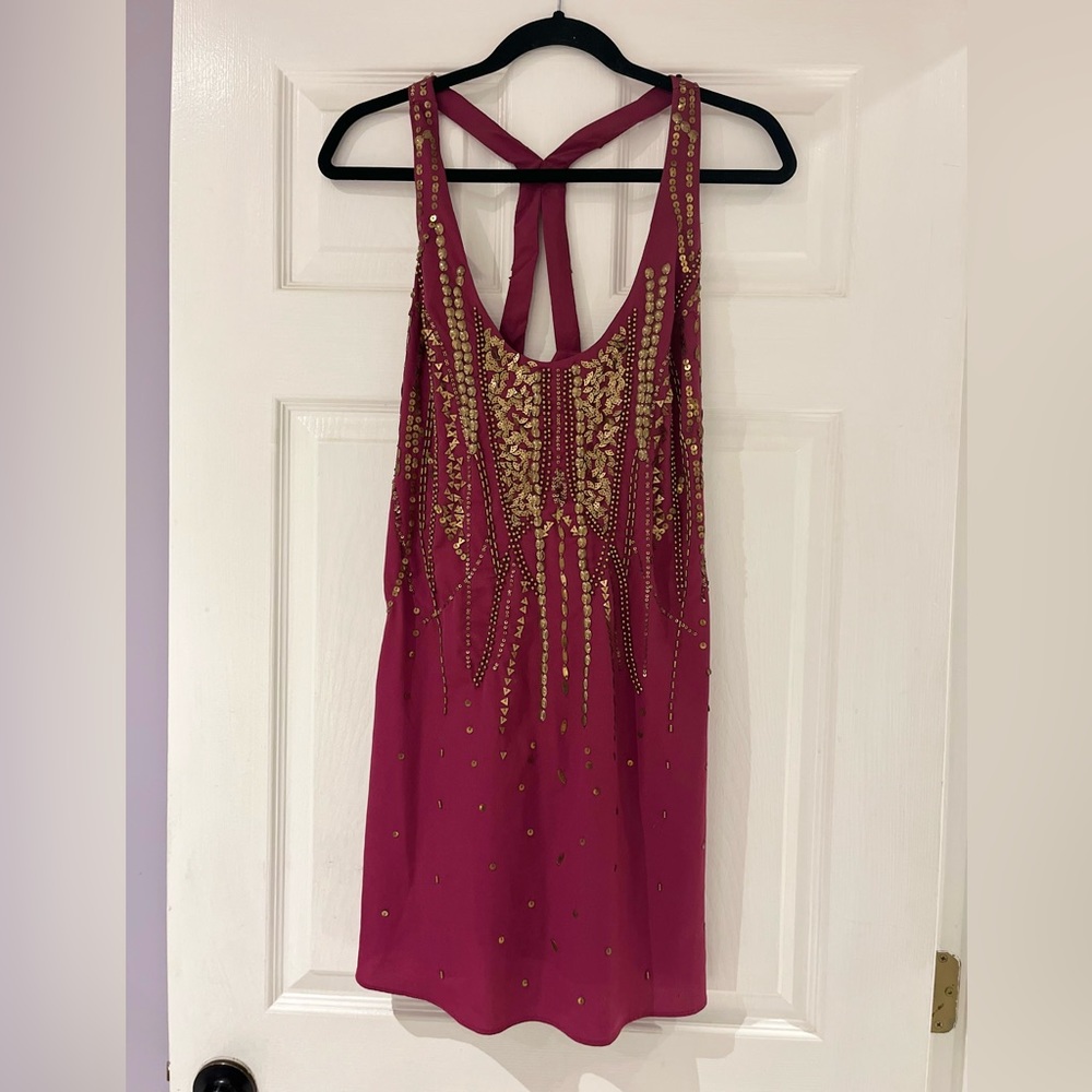 Free People Ella Embellished Slip Dress size XS - Picture 3 of 7